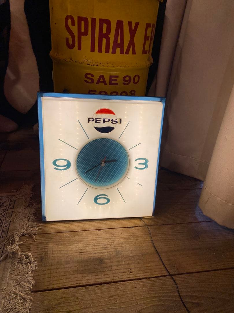 専用品　　　ビンテージ PEPSI ペプシコーラ 壁掛け時計USA 当時物