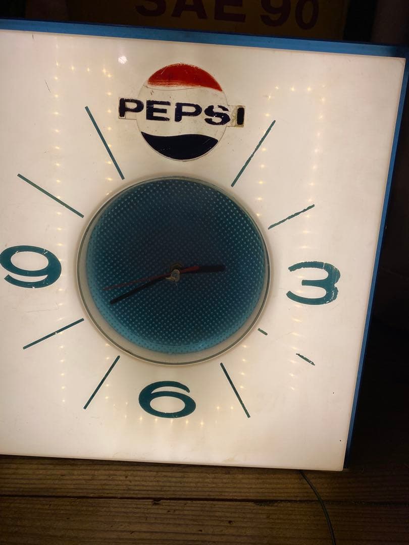 専用品　　　ビンテージ PEPSI ペプシコーラ 壁掛け時計USA 当時物
