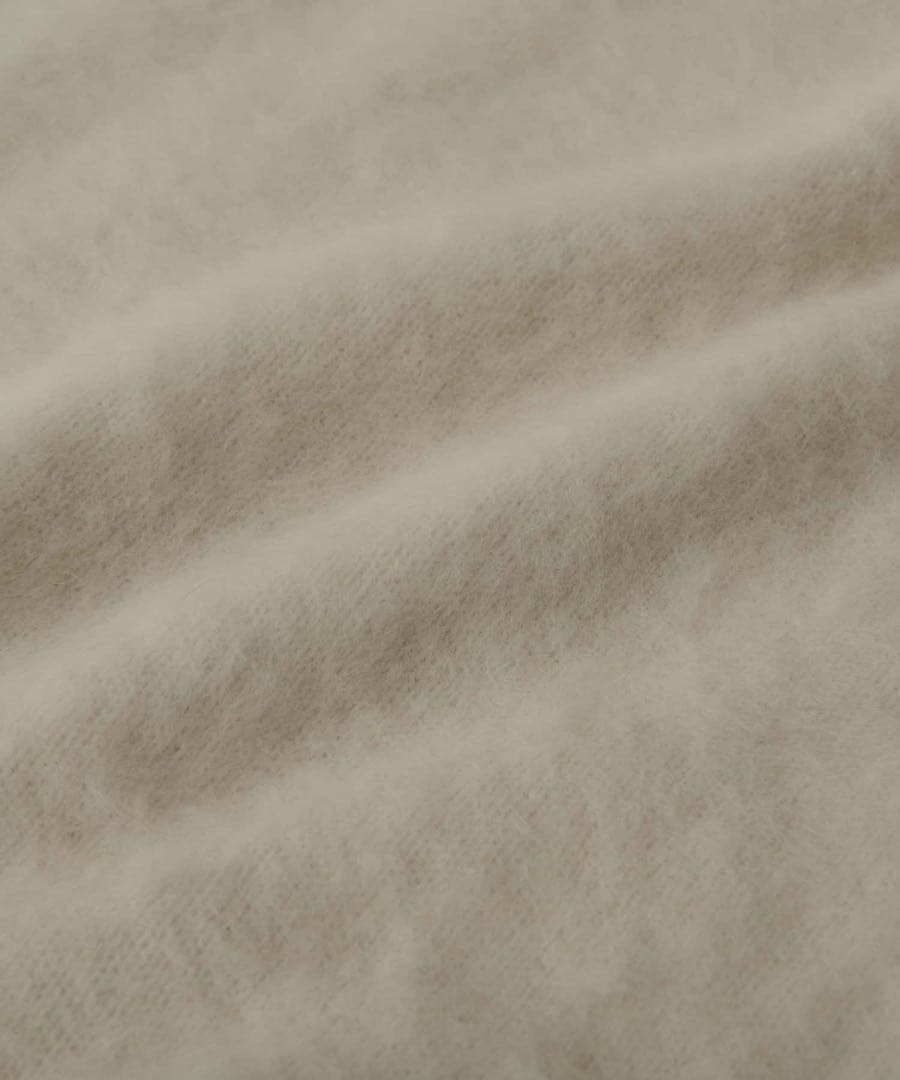 La boutique BonBon カシミヤ スリットショルダー ワンピース