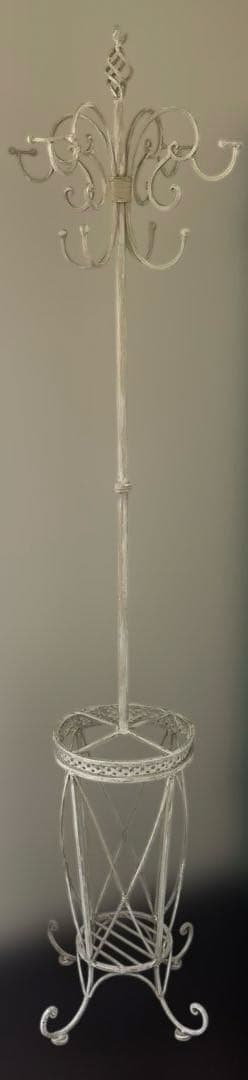 アンティーク　アイアン　傘立て　帽子掛け　コートスタンド　ヴィンテージ