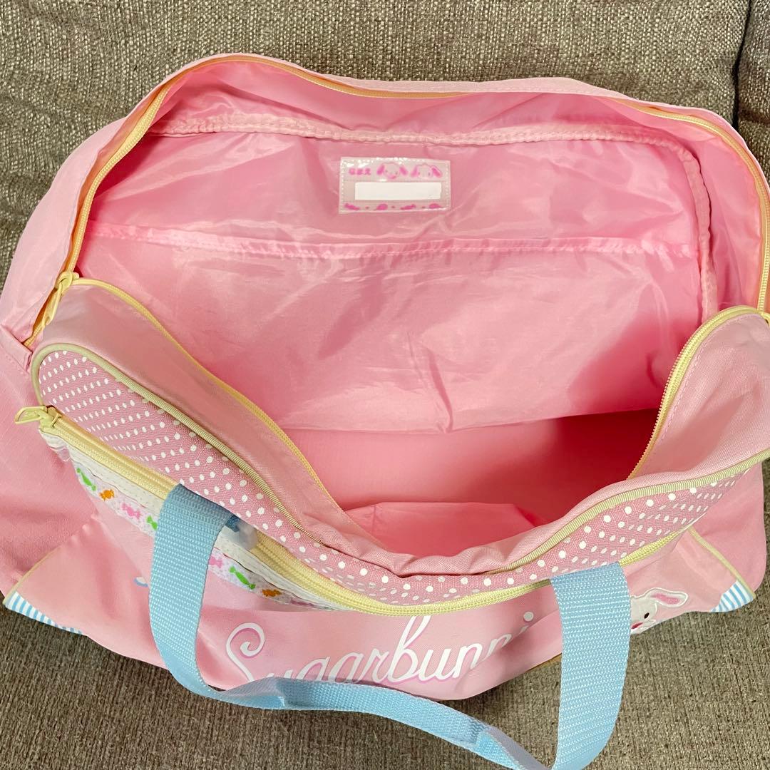 サンリオ　シュガーバニーズ　ボストンバッグ　刺繍　キャンディ キッズファッション