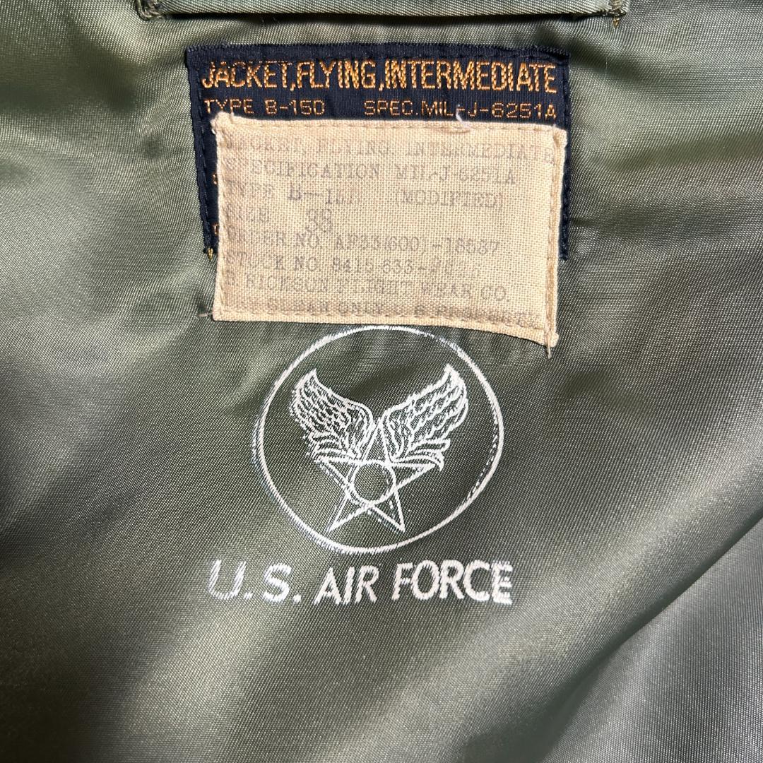 希少　初期　バズリクソンズ　B-15D　MOD　フライトジャケット　オリーブ　緑