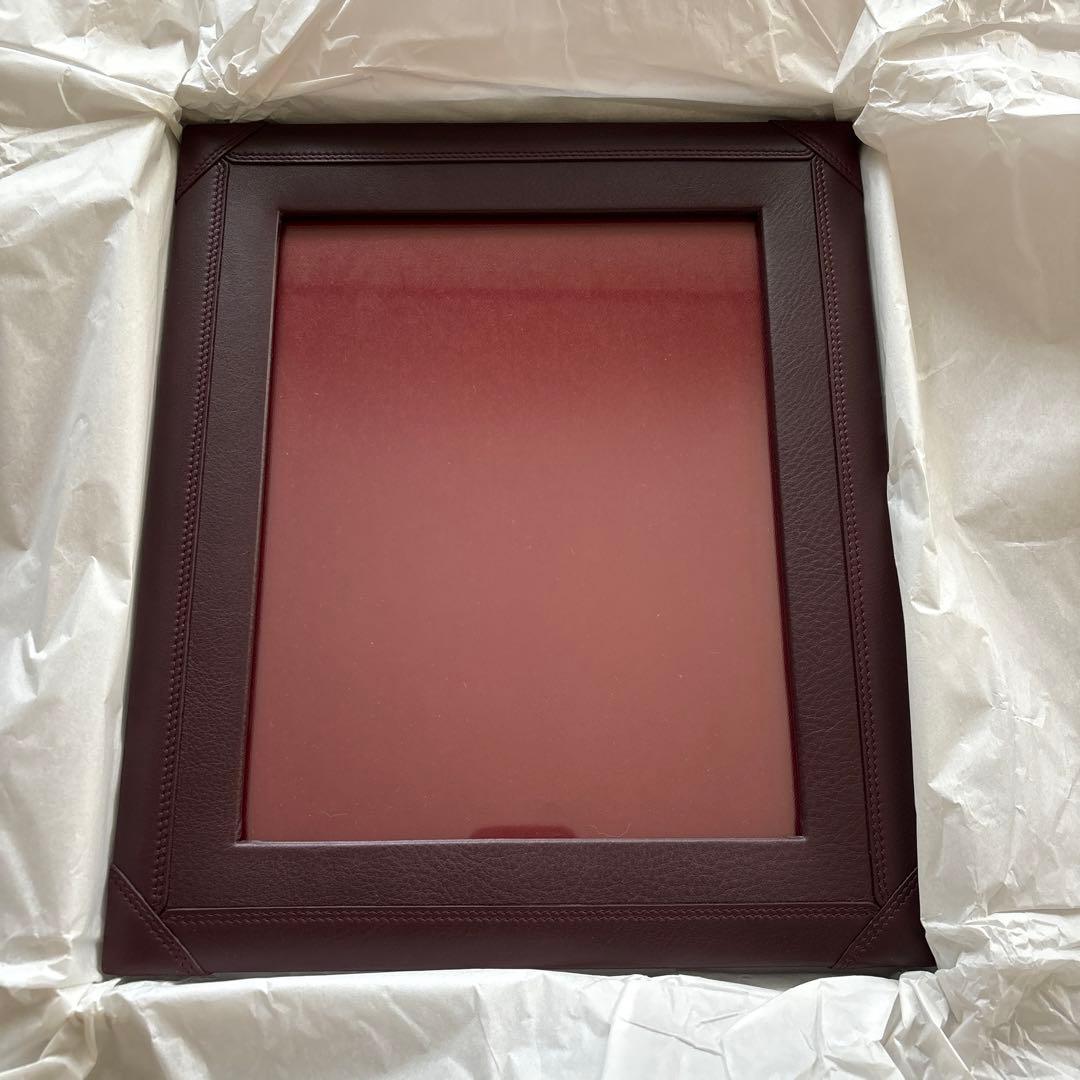 六切り　和光 高級本革フォトフレーム