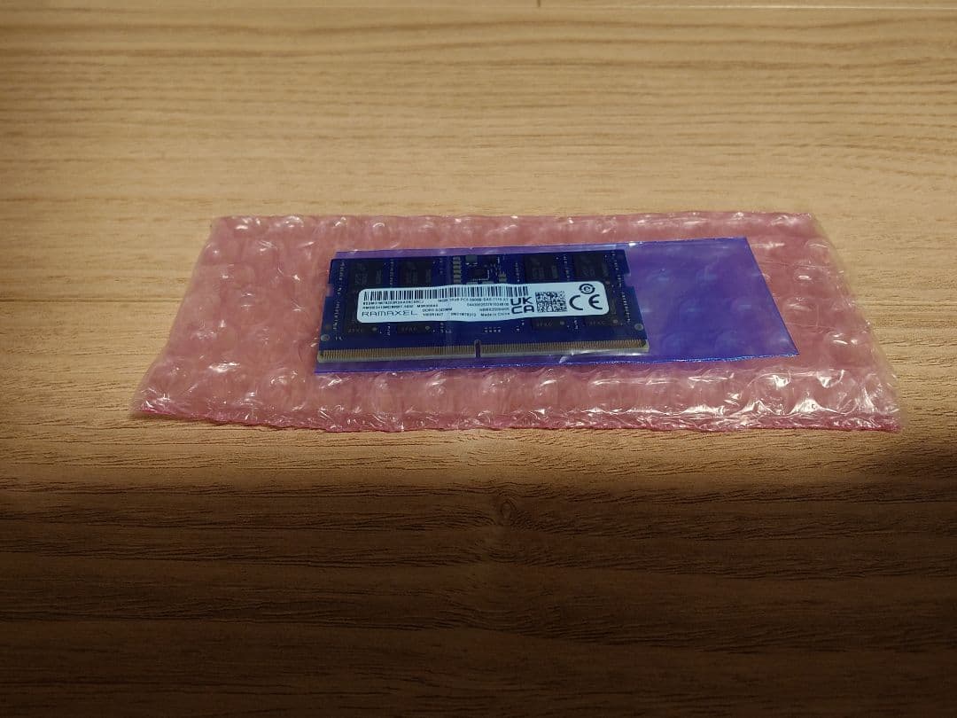 RAMAXEL DDR5 16GB SODIMM PC5-5600 ノートメモリ