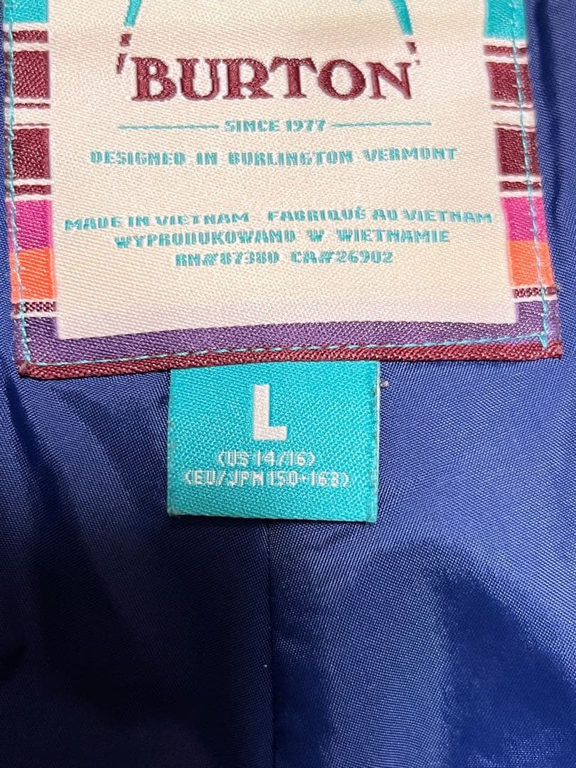 Burton 子供用スノーボードウェア Lサイズ