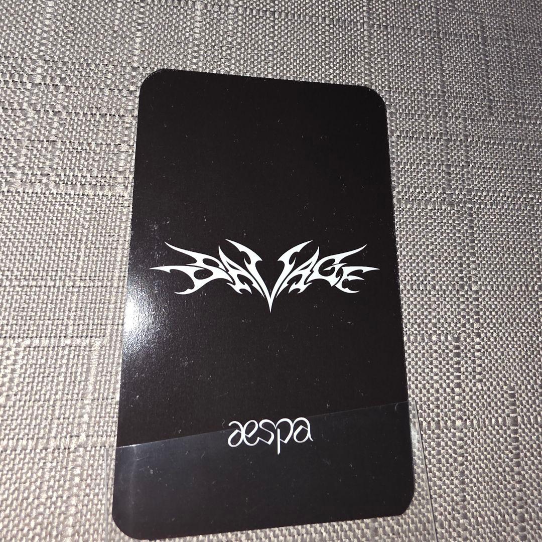 aespa savage Deluxe box ウィンター トレカ