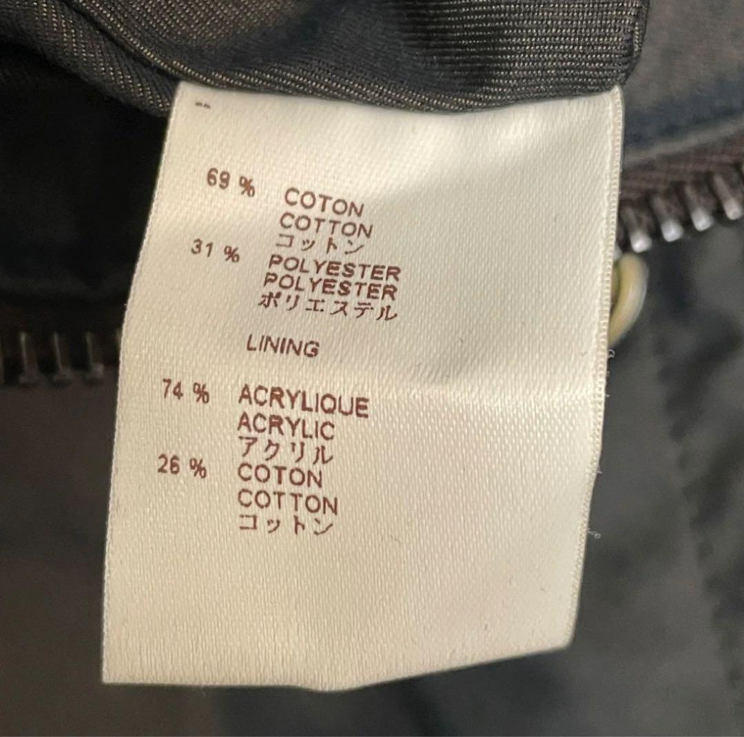 【美品】LOUIS VUITTON フライトジャケット　ブルゾン　ダークグレー