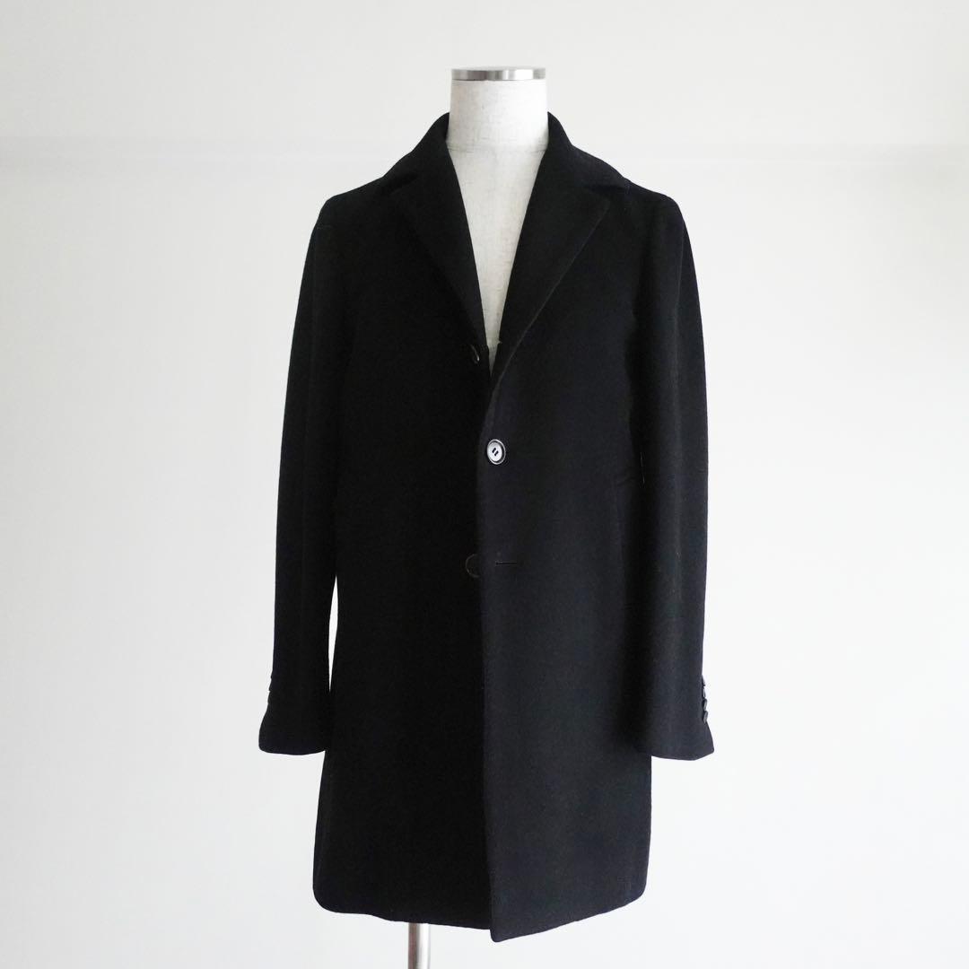 Sartoria Ring ウールカシミア　チェスターフィールドコート　ブラック