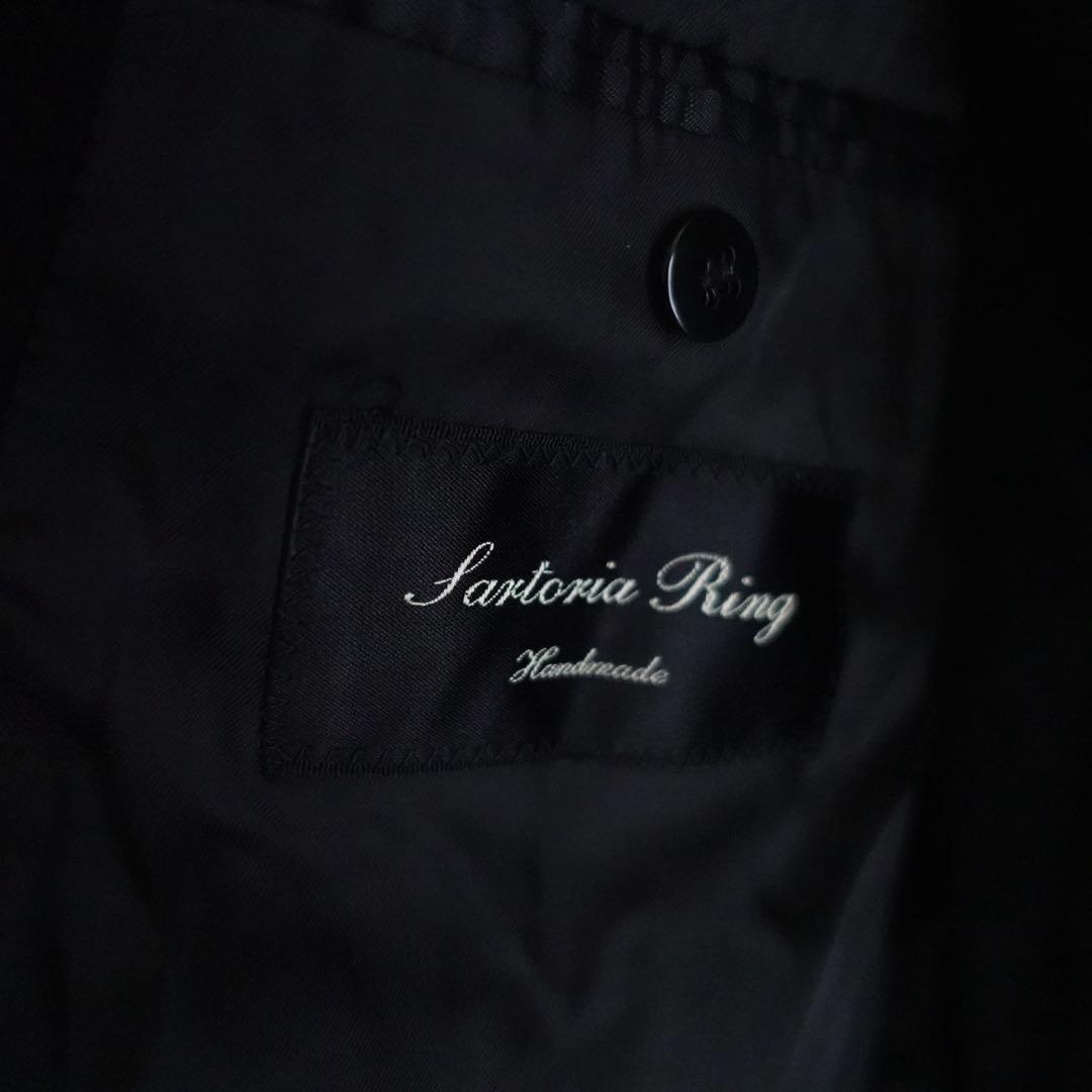 Sartoria Ring ウールカシミア　チェスターフィールドコート　ブラック