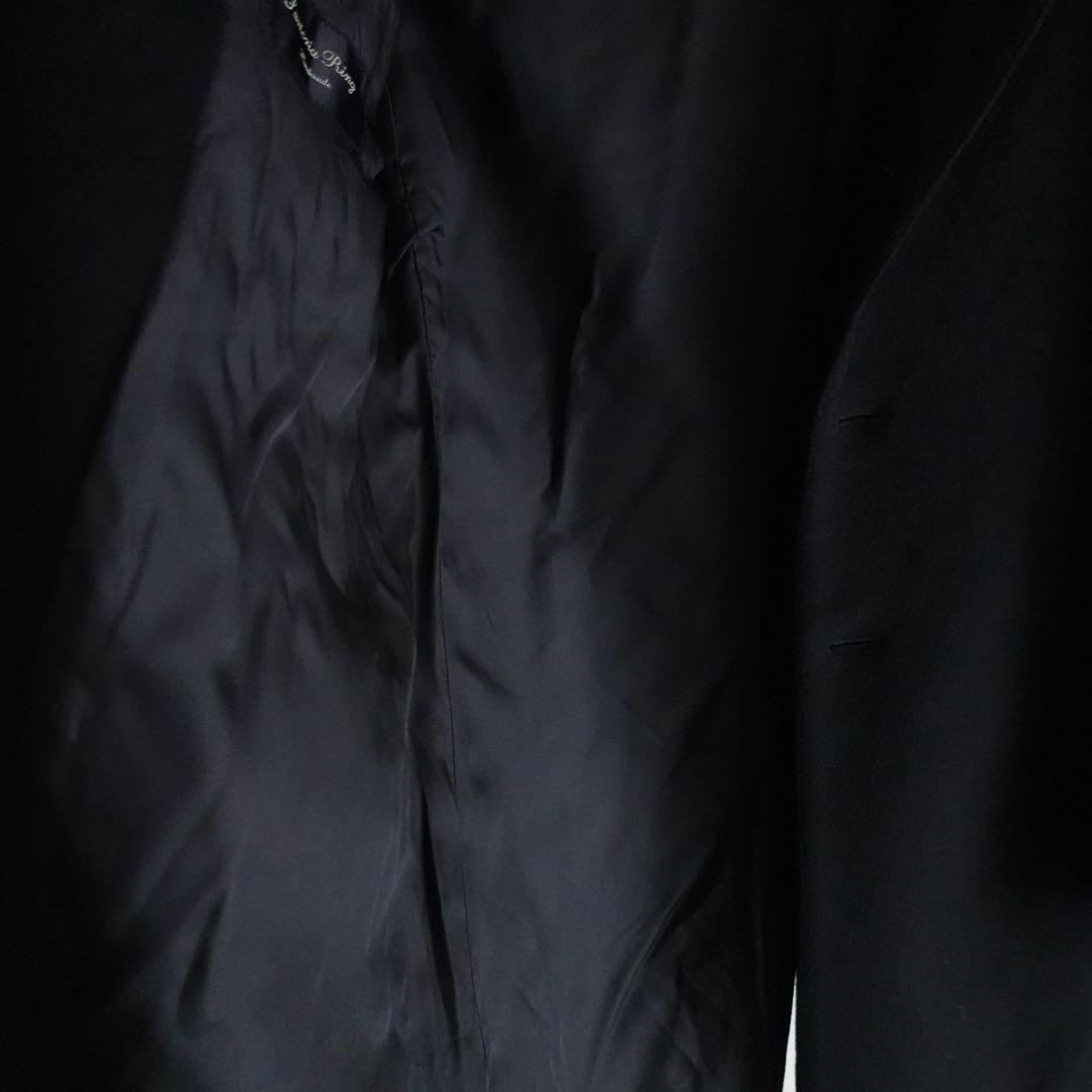 Sartoria Ring ウールカシミア　チェスターフィールドコート　ブラック