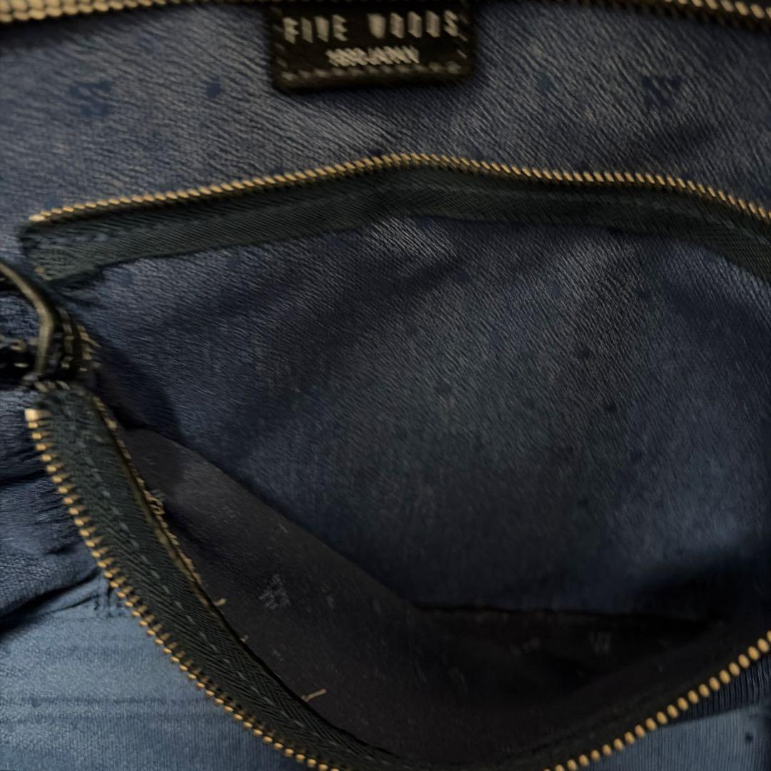 FIVE WOODS ダークネイビーレザー トートバッグ