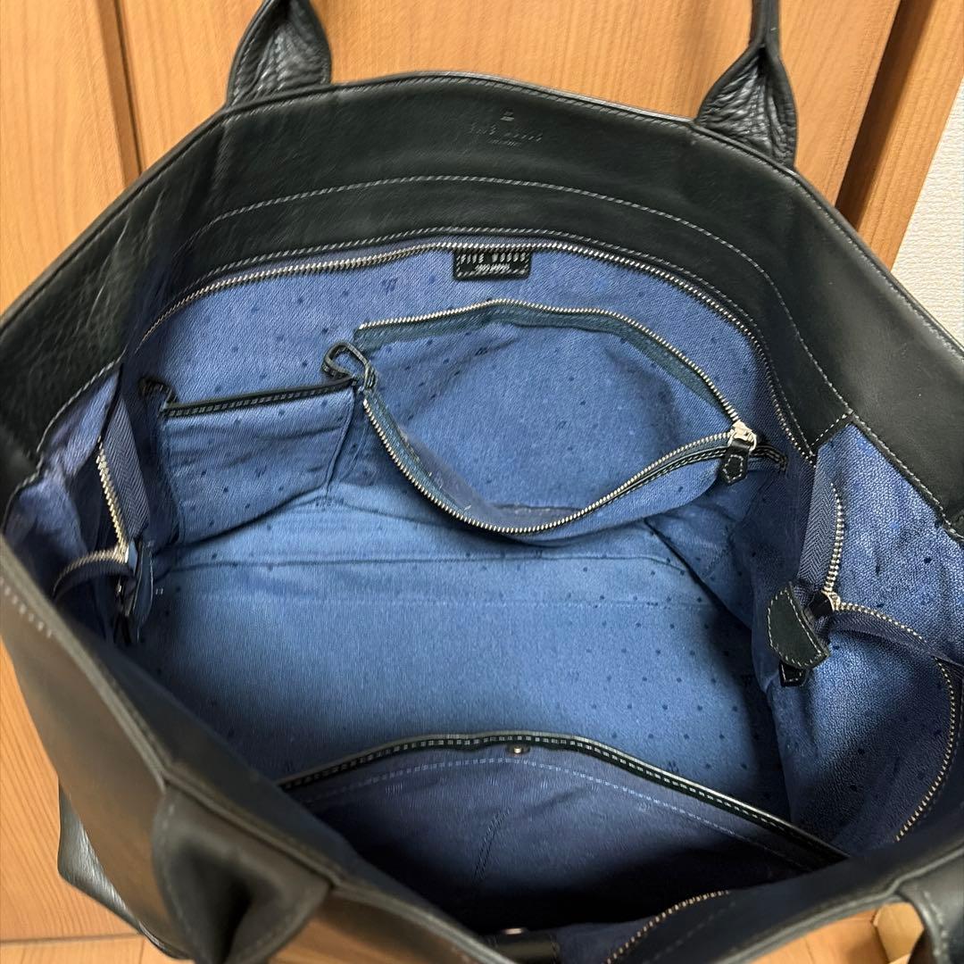 FIVE WOODS ダークネイビーレザー トートバッグ