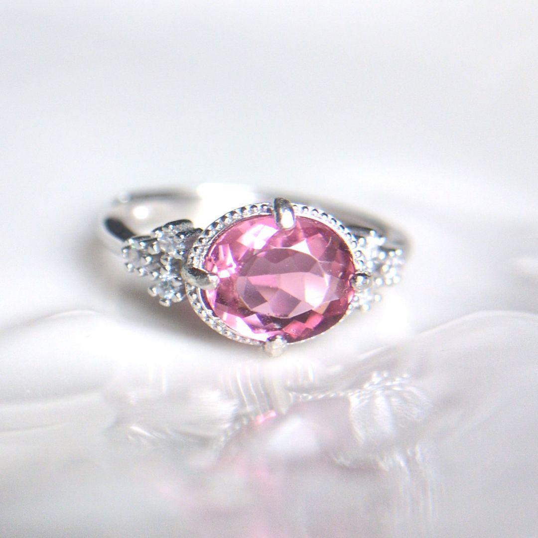 1.26ct ピンクトルマリン　リング