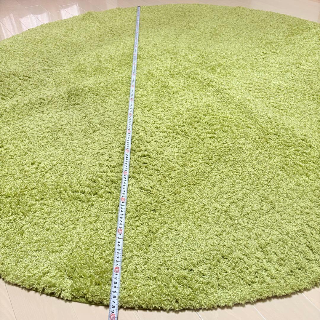 Prevell 高級ナイロン100% ジャスパー 200cm円形ラグ パイル