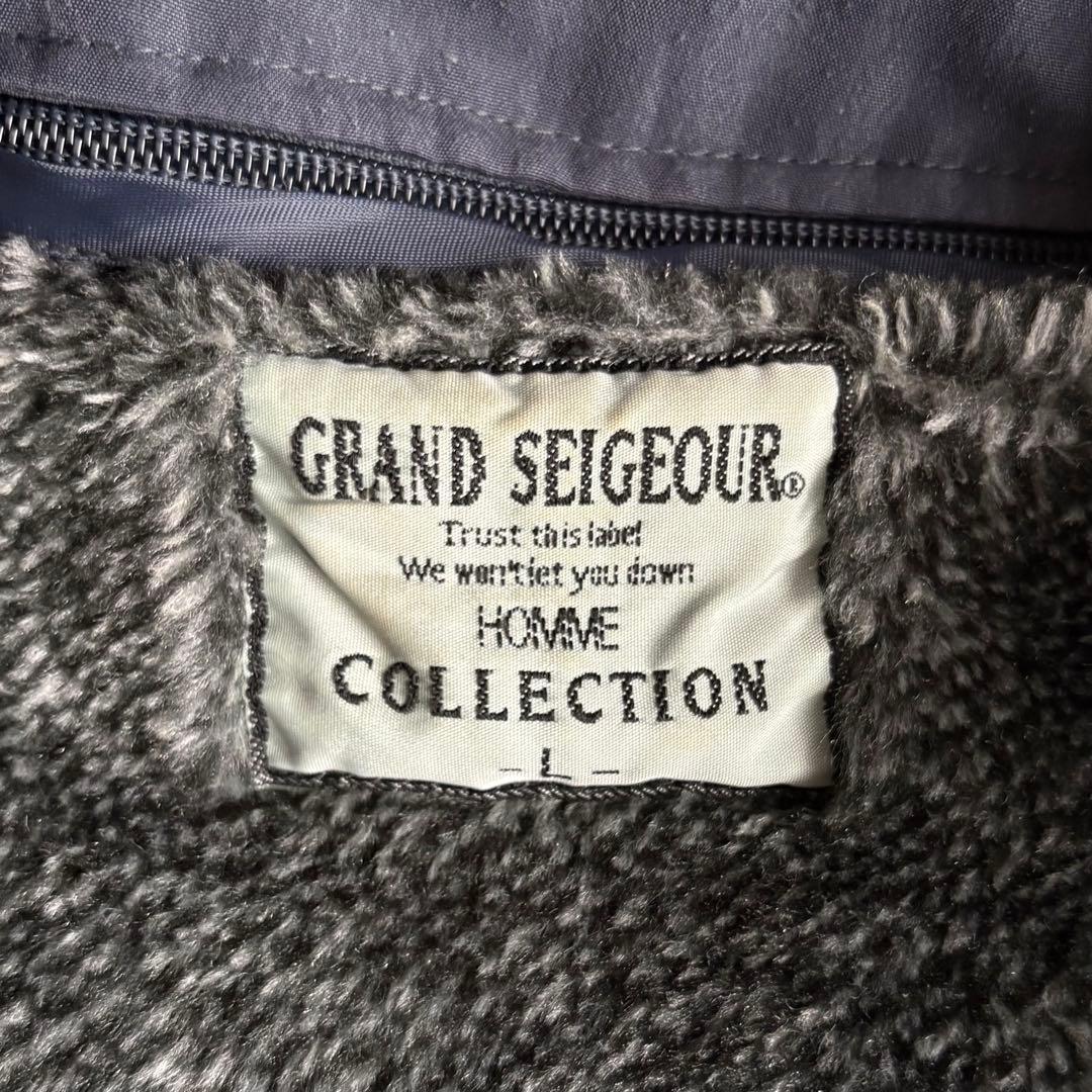 【90s vintage】スイングトップ　ブルゾン　ライナー付き　裏地ボア　短丈