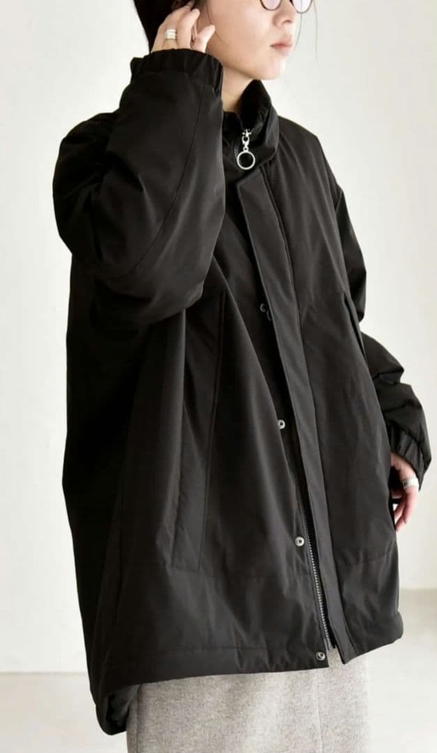 【shiro】quarancielスタンドカラーコート 新品未使用タグ付き