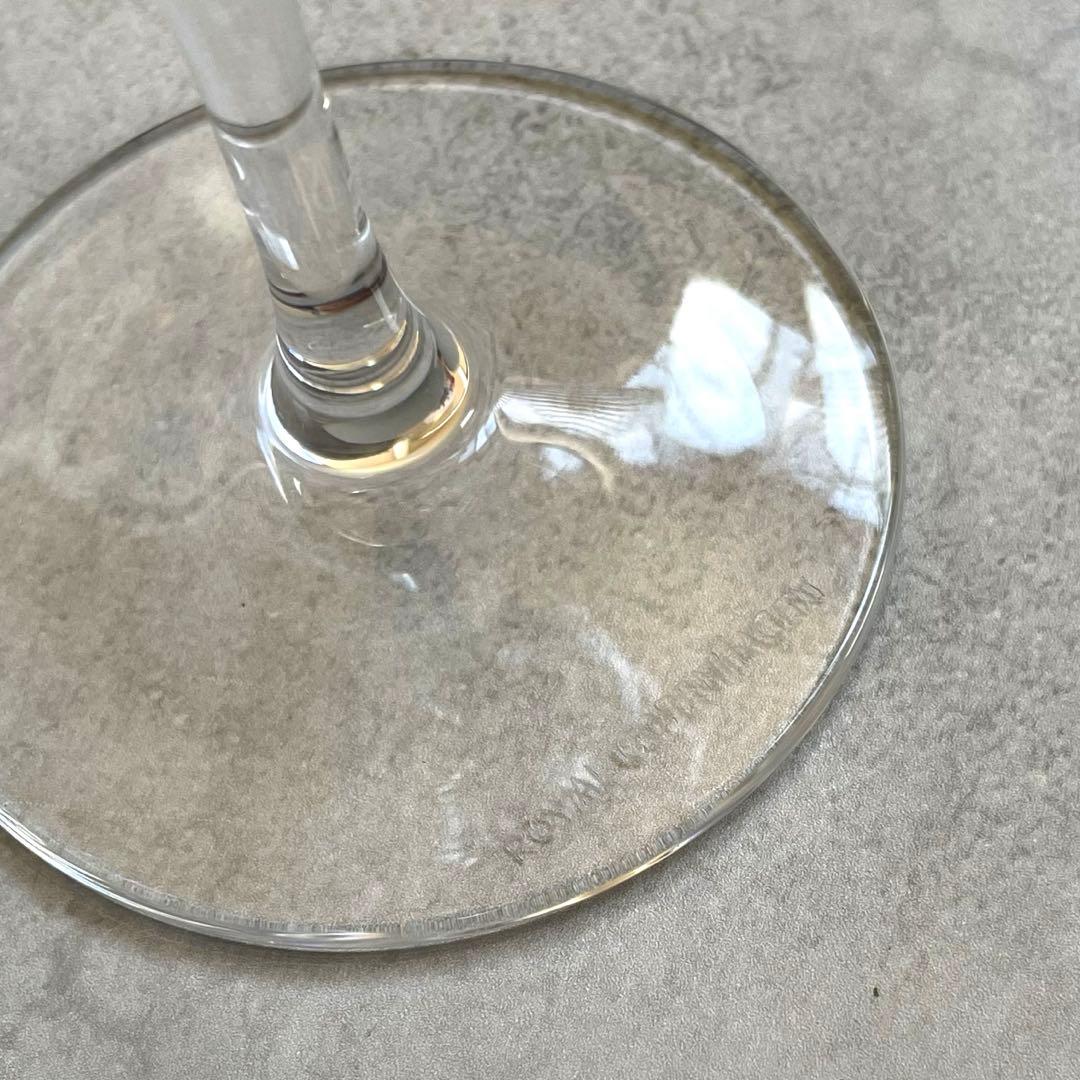 ロイヤルコペンハーゲンブルーエレメンツ ディープ プレート2枚＋ワイングラス2脚