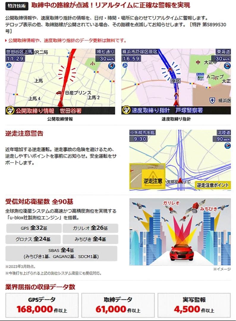 SUPERCATレーザー&レーダー探知機 PREMIUM LINE LS2100