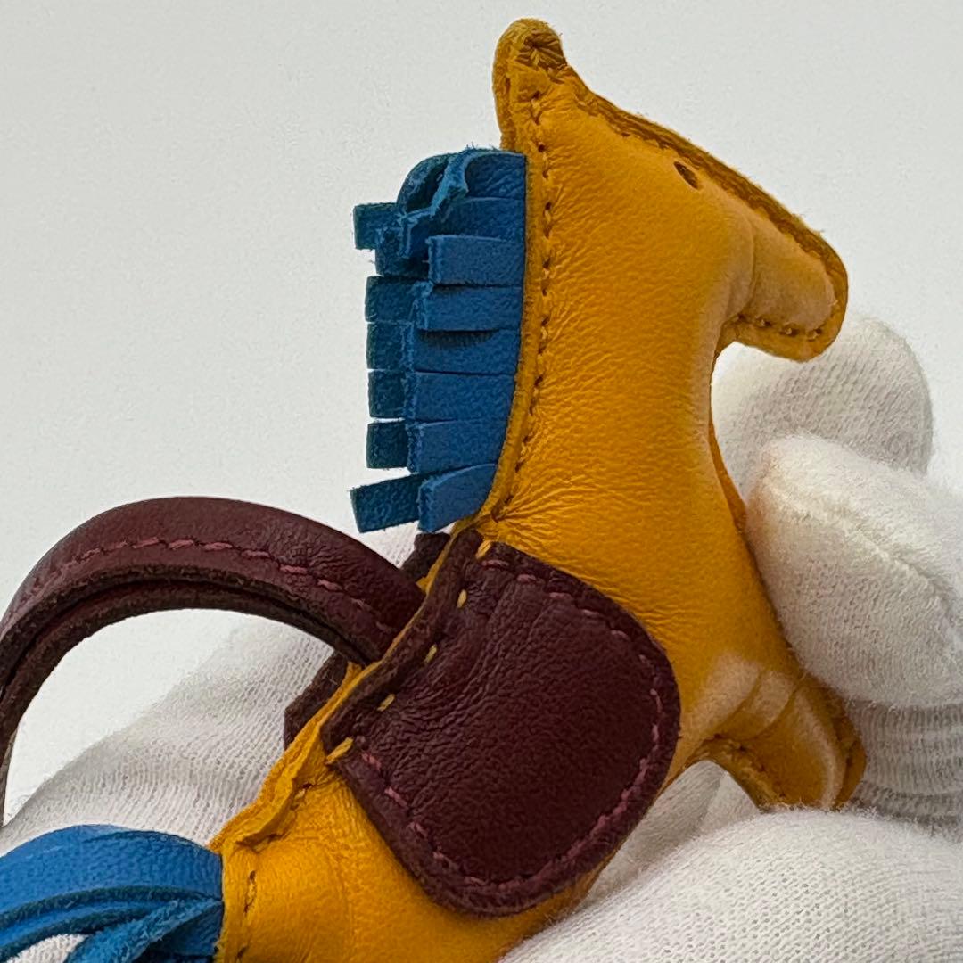 ◯HERMES エルメス レザーキーホルダー ロデオ◯
