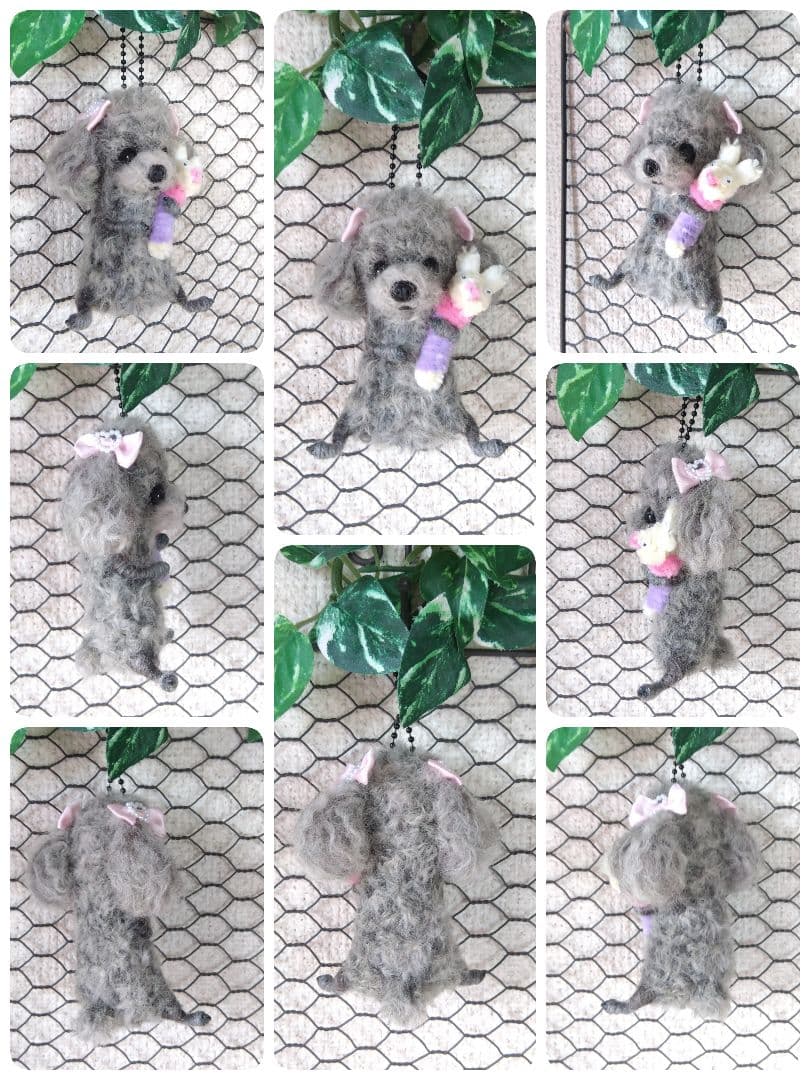 羊毛フェルト　トイプードル　チワワ　フレンチブルドッグ　ダックス