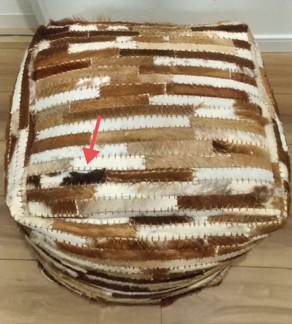 【専用 kinako様】 パッチワーク スツール クッション ハラコ