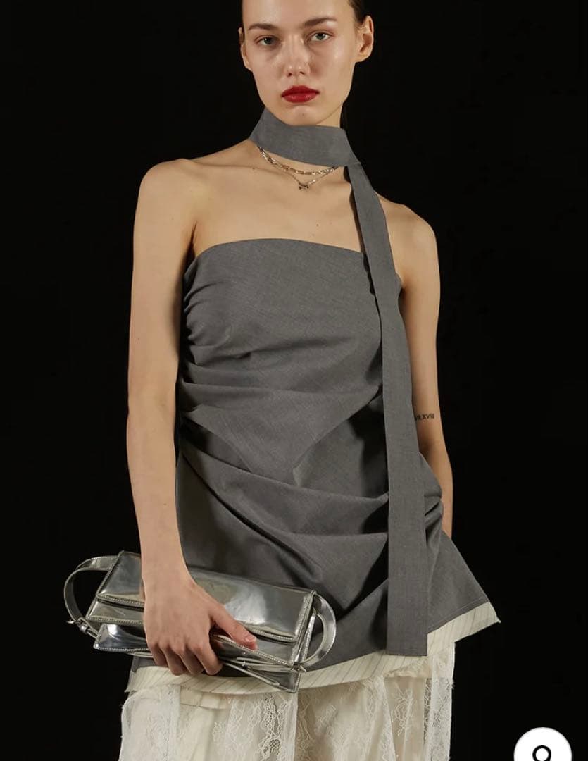 トップス Prank Project Asymmetrical Draping Bare