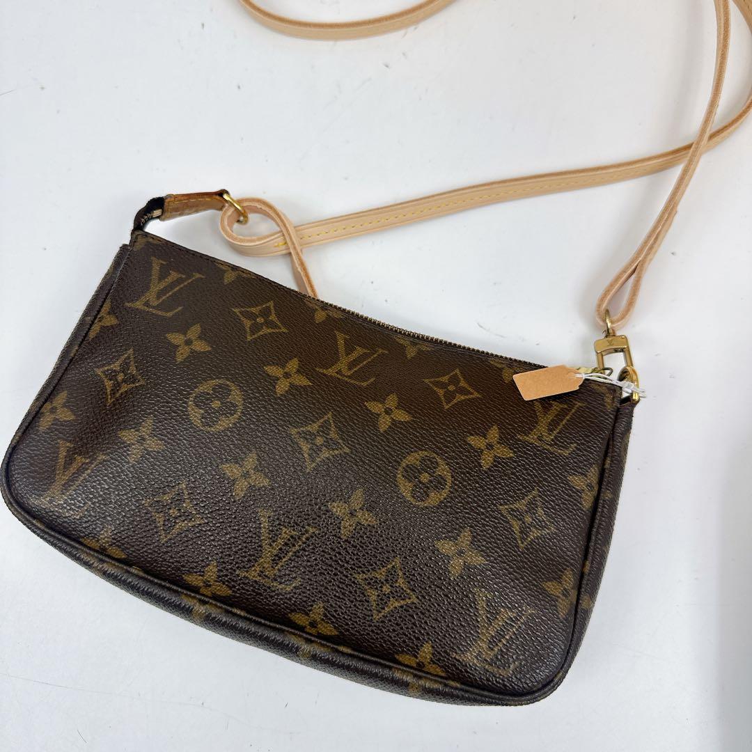 ルイヴィトン　モノグラム　ポシェットアクセソワール　ロングストラップ　2way