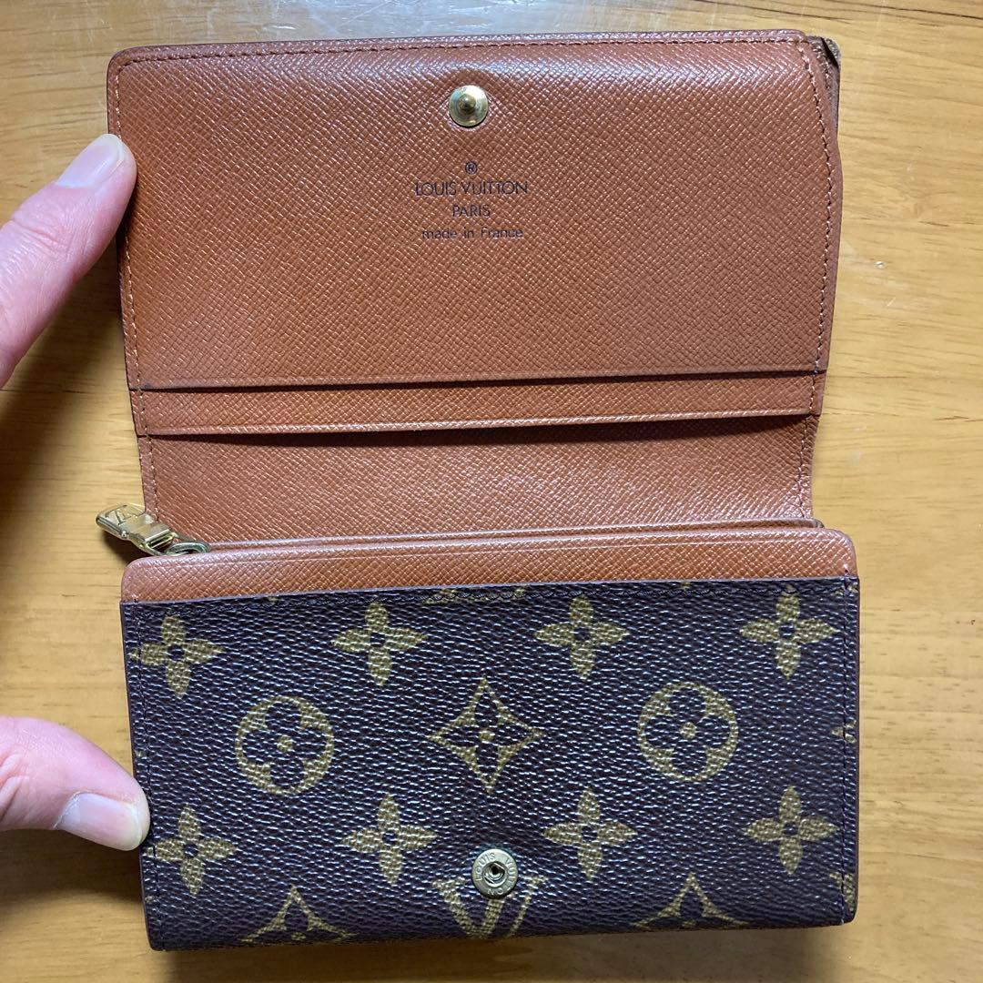 LOUIS VUITTON 二つ折り財布　 ブラウン　M61730
