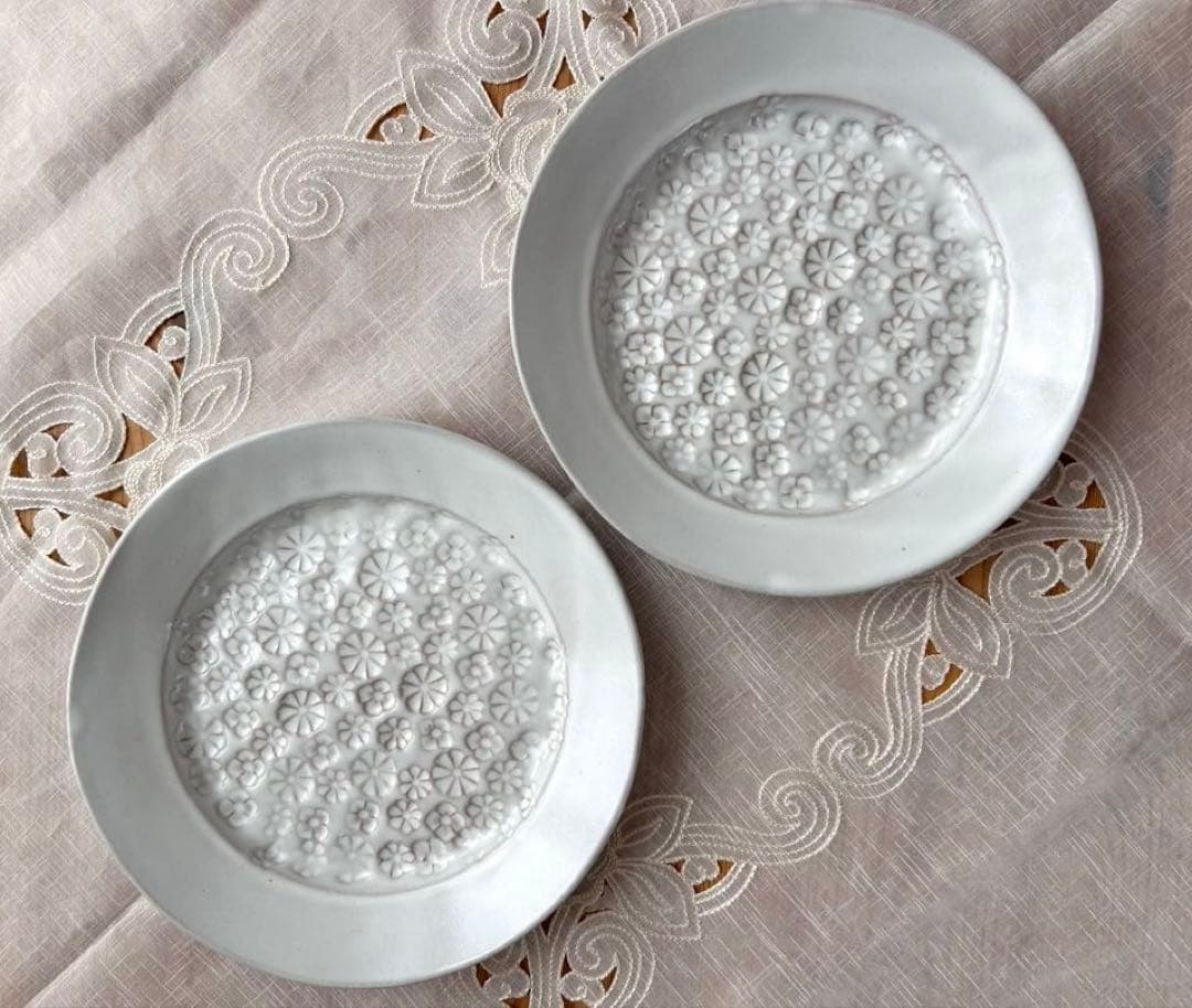 益子焼　皿　2枚