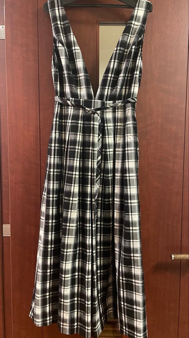 ワンピース Herlipto Classic Plaid Jumper Dress