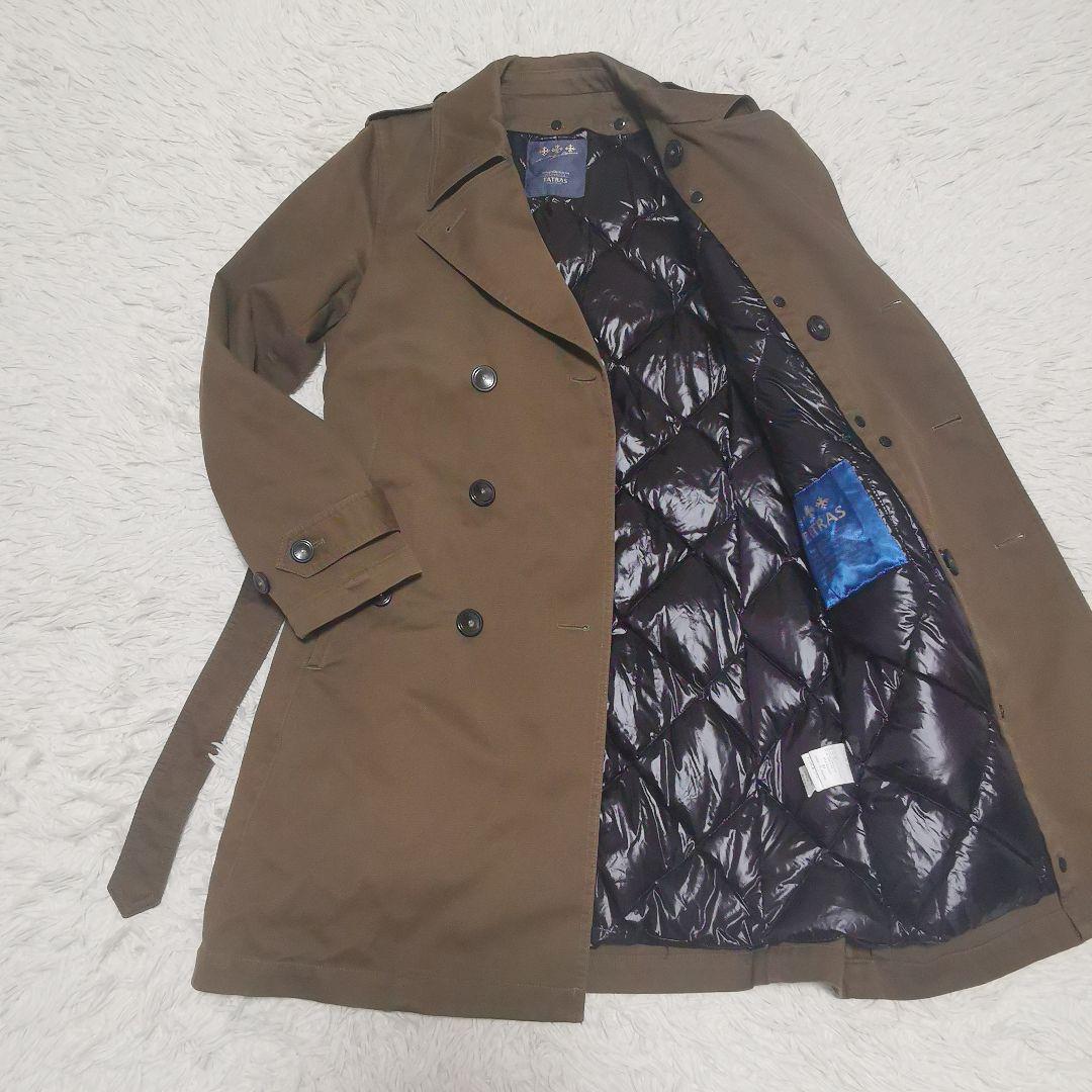 【極美品】 タトラス ダウンライナー トレンチコート キルティン ベルト付