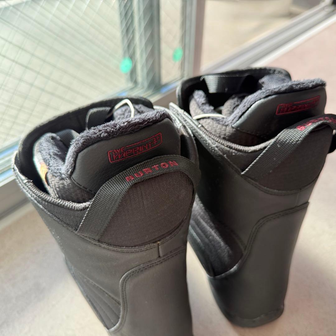 セール スノーボード4点セット Burton 板 ブーツ ビンディング ケース