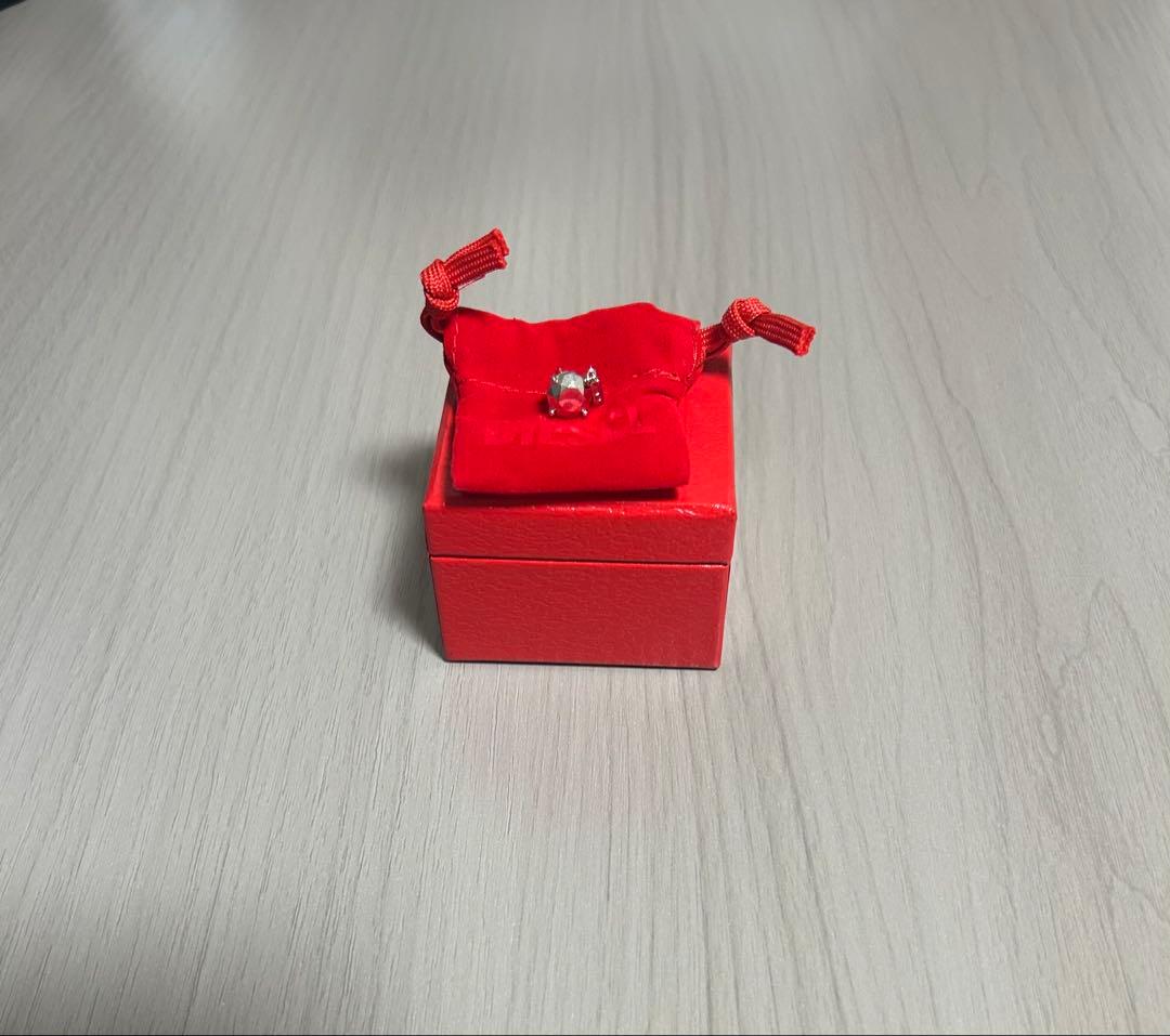 DIESEL クリスタル付き片耳用ピアス