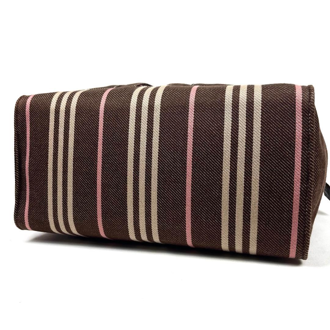 バーバリーブルーレーベル　ミニボストンバッグ　ホースロゴ　キャンバス　極美品