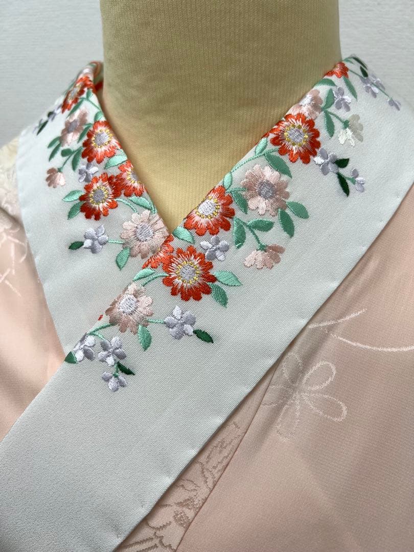 振り袖　フルセット　別誂長襦袢　辻ヶ花　金彩加工　成人式　暈し　辛子色　763