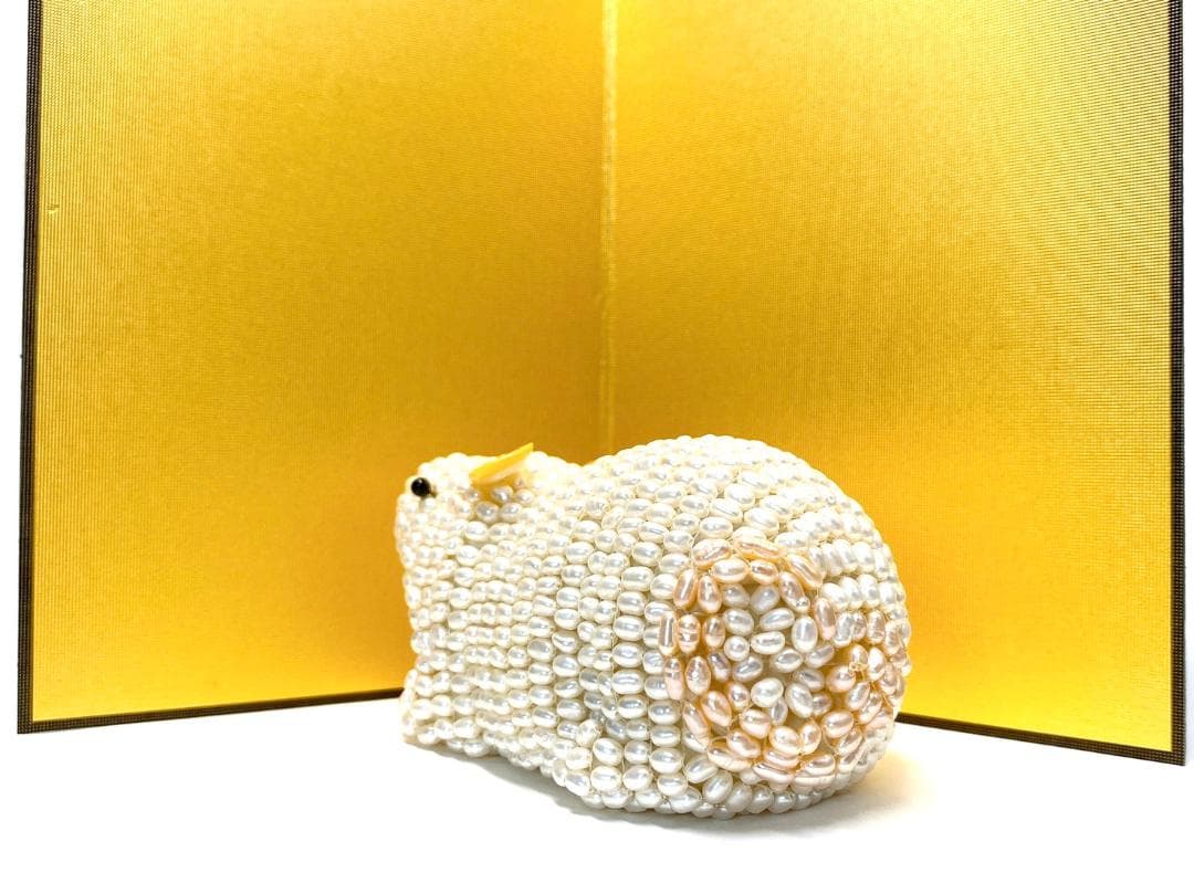 ネズミ　タンスイパール　置物