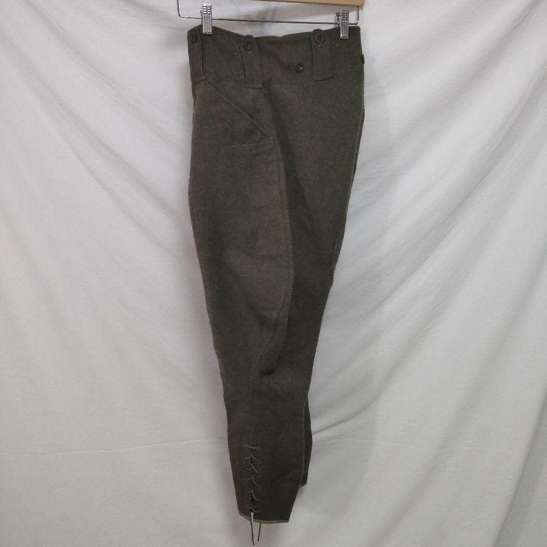 【モコ】ベルギー軍 50s デッドストック モーターサイクルパンツ ウール