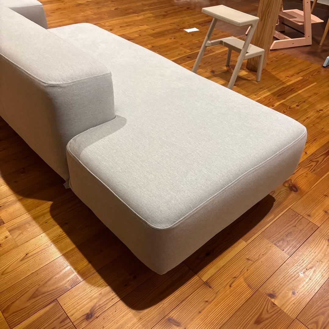 ソファベンチ本体　綿帆布　ソファベンチ用カバー杢ライトグレー　廃盤希少品