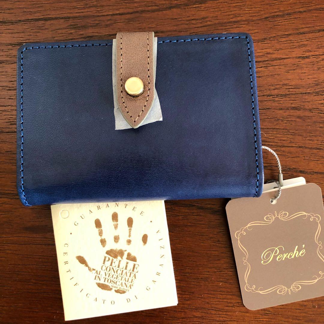 新品　ペルケ　財布& カードケース　名刺入れ　2点セット