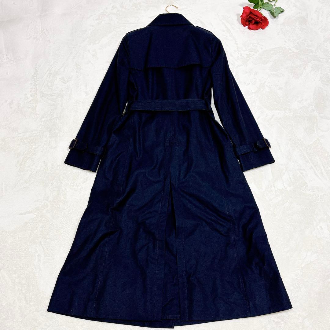 新品同様✨　マッキントッシュ　トレンチコート　超ロング　ネイビー　38