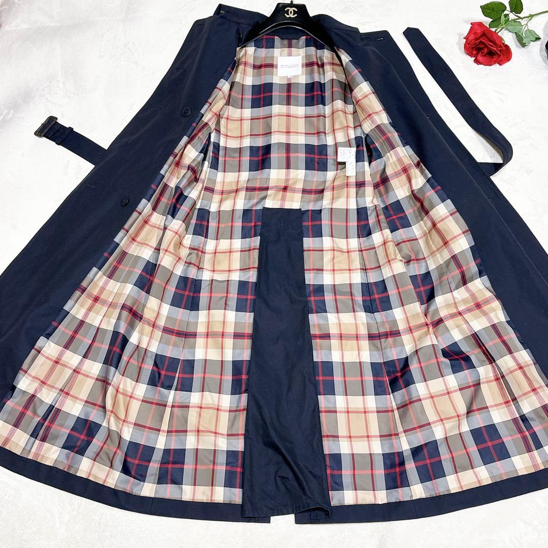 新品同様✨　マッキントッシュ　トレンチコート　超ロング　ネイビー　38