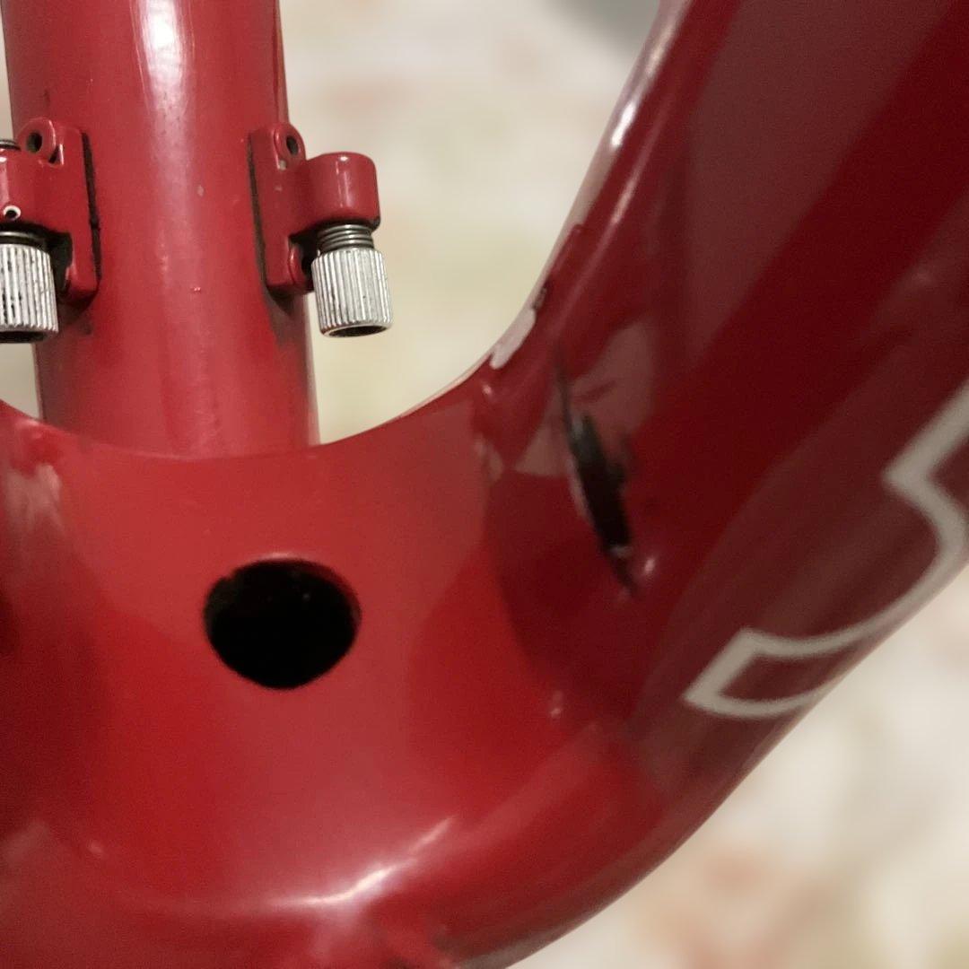 チネリ　xperience アルミフレーム　アルミコラムカーボンフォーク