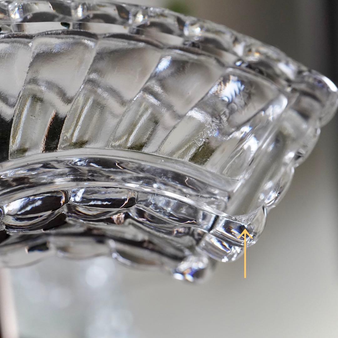 美品★オールドバカラ バンブー テーブル センター ピース フラワーベース/花器