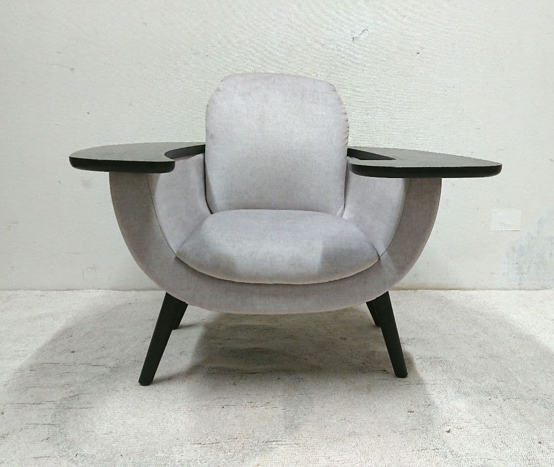 美品 resortir 定価31万円 アームデスク ラウンジチェア CURVE