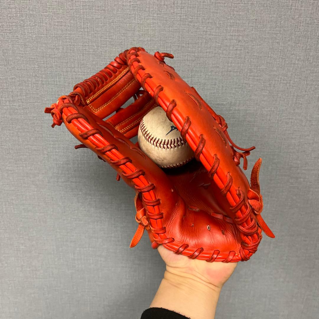 1217 ミズノ セレクトナイン 山川モデル 型抜群 軟式少年 ファーストミット