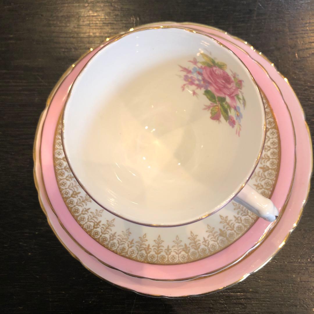 最終値引き❗️イングランド製アンティーク トリオセット 美品❗️