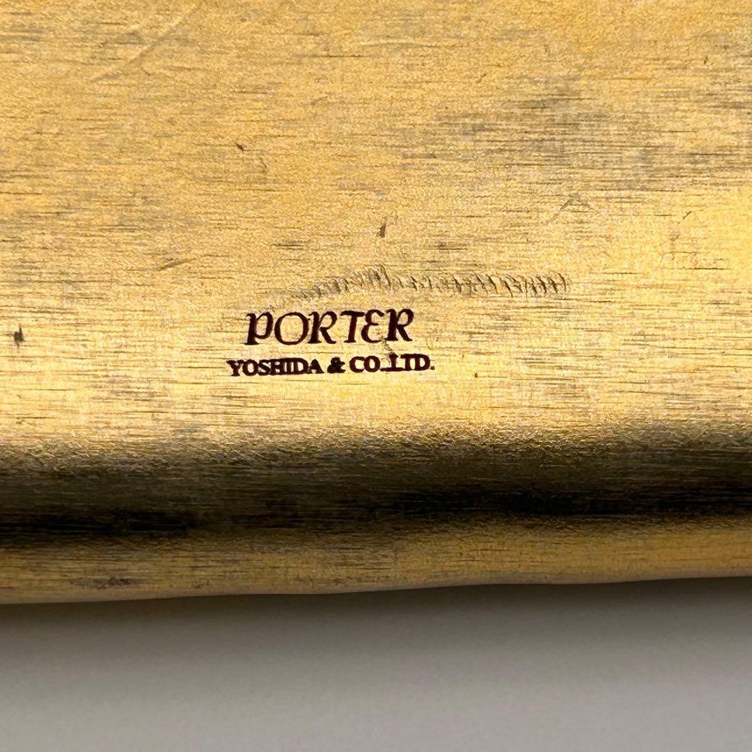 PORTER ポーター 財布 ケース ✨金箔✨ ラウンドファスナー 激レア