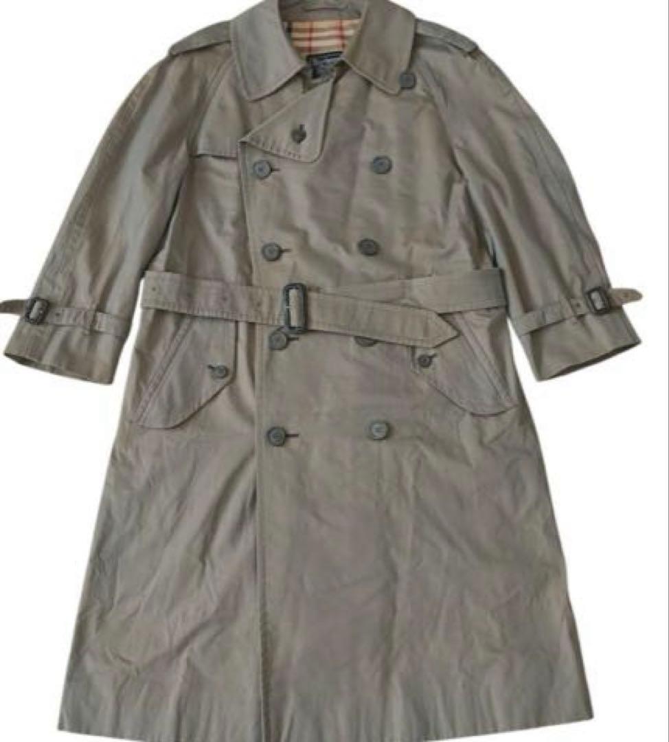 バーバリー　BURBERRY　トレンチコート　玉虫色　S相当