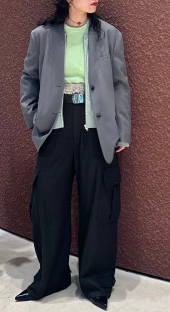 今期2026年春夏＜6(ROKU)＞ コットン ピコット クルーネック ニット