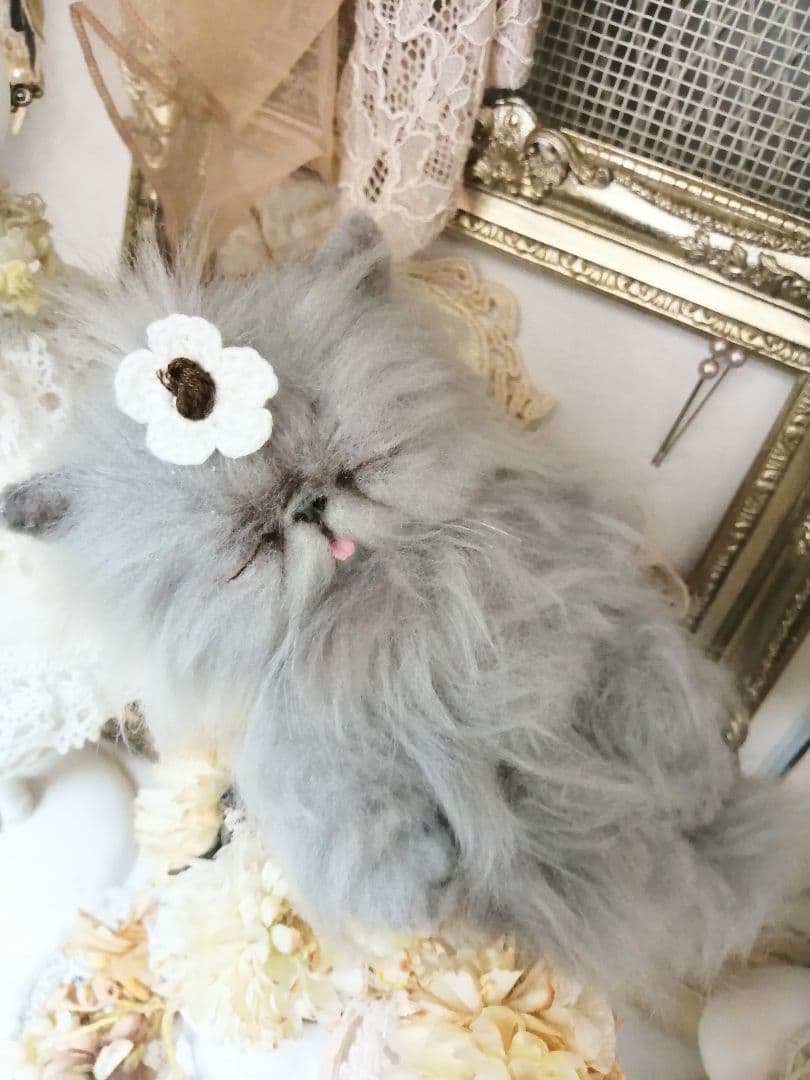 おねむちゃん♡エキゾチック子猫ちゃん♡アートドール♡ぬいぐるみ♡